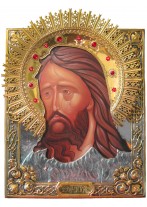 Храмовая икона святого Иоанна Предтечи и Крестителя большого размера 42 х 50 см