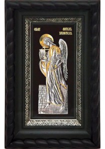 Икона Ангела-Хранителя под стеклом 19 х 30 см