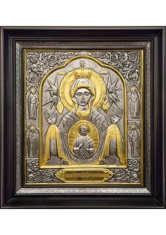 Икона Божией Матери «Знамение» Царскосельская 36,5 х 41 см