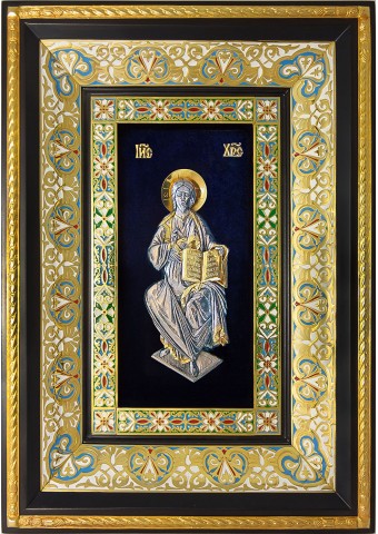 Икона Господь Вседержитель на престоле 29 х 40,5 см