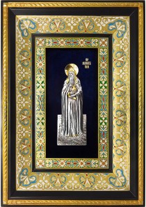 Ростовая икона святого Агапита Печерского 29 х 40,5 см