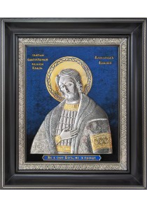 Икона Святого благоверного князя Александра Невского 32 х 38 см