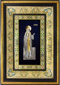 Ростовая икона святого Алексия Московского 29 х 40,5 см