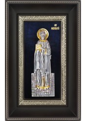 Икона святой апостол Матфей в деревянной рамке 18,5 х 29 см
