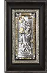 Икона святого апостола Павла на металлической подложке 17 х 28 см