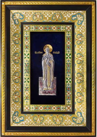 Ростовая икона святого Геннадия Костромского 29 х 40,5 см