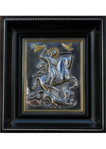 Икона святого Георгия Победоносца 16,5 х 19 см