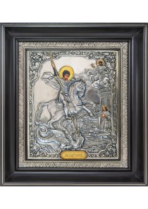 Икона святого великомученика Георгия Победоносца 35 х 39,5 см