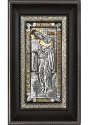 Икона святого Иоанна Предтечи на металлической подложке 17 х 28 см