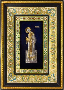 Ростовая икона святого Иоанна Златоуста 29 х 40,5 см