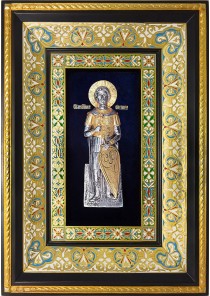 Ростовая икона святого мученика Виктора Дамасского 29 х 40,5 см