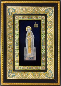 Ростовая икона святого Серафима Саровского 29 х 40,5 см