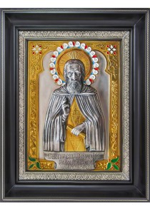Икона святого Сергия Радонежского 26 х 30 см