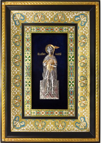 Ростовая икона святого Валерия Севастийского 29 х 40,5 см