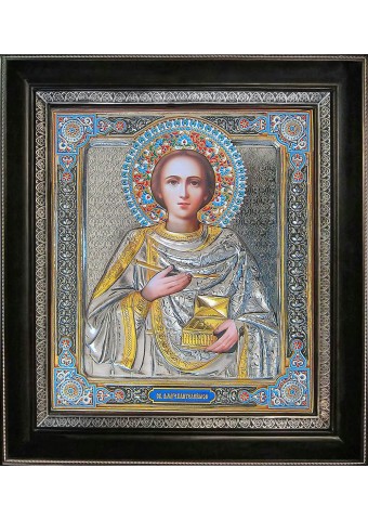 Икона святого великомученика Пантелеймона Целителя 36х40,5 см