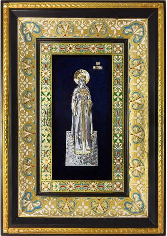 Ростовая икона святой великомученицы Екатерины Александрийской 29 х 40,5 см