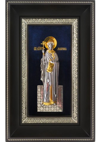 Икона святой великомученицы Марины Антиохийской 18,5 х 29 см