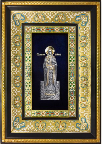 Ростовая икона святой мученицы Ларисы Готфской 29 х 40,5 см
