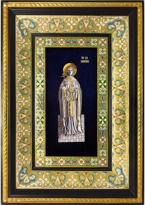 Ростовая икона святой преподобномученицы Параскевы Римской 29 х 40,5 см