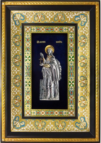 Ростовая икона святой мученицы Валерии (Калерии) Кесарийской (Палестинской) 29 х 40,5 см