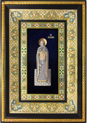 Ростовая икона святой Вероники Праведной 29 х 40,5 см