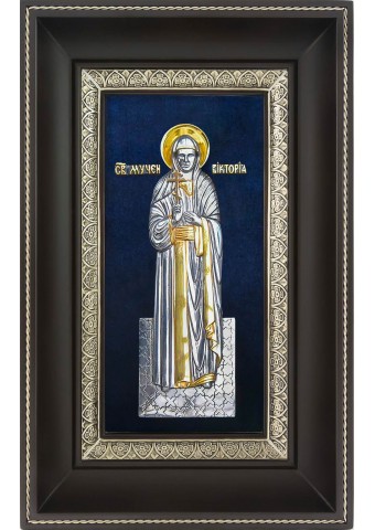 Икона святой мученицы Виктории (Ники) Коринфской 18,5 х 29 см