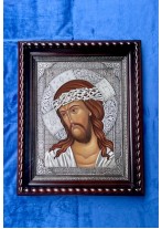 Икона Иисуса Христа 50 х 40 см под стеклом