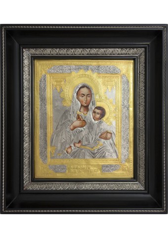 Козельщанская икона Божией Матери в деревянной рамке 25,5 х 28,5 см