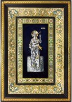 Ростовая икона святого царя Давида Псалмопевца 29 х 40,5 см