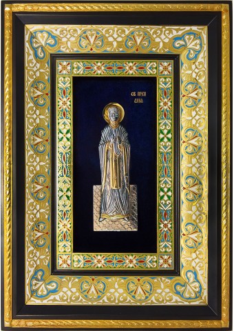 Ростовая икона святой Благоверной Великой Княгини Анны Кашинской 29 х 40,5 см