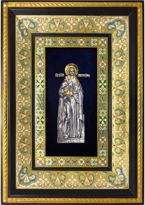 Ростовая икона святой мученицы Фотинии/Светланы Римской (Самарянской) 29 х 40,5 см