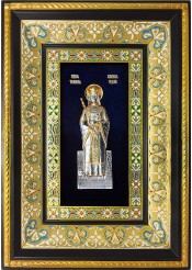 Ростовая икона святой благоверной царицы Тамары Грузинской 29 х 40,5 см