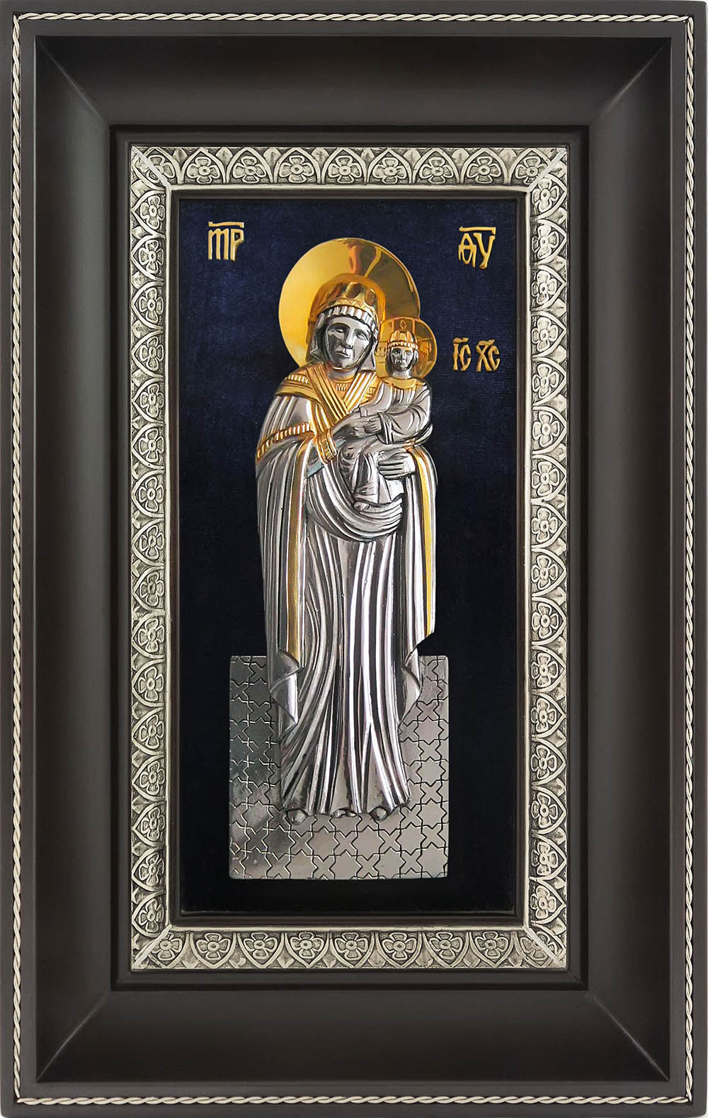 фото икона божией матери споручница грешных золото серебро гальванопластика