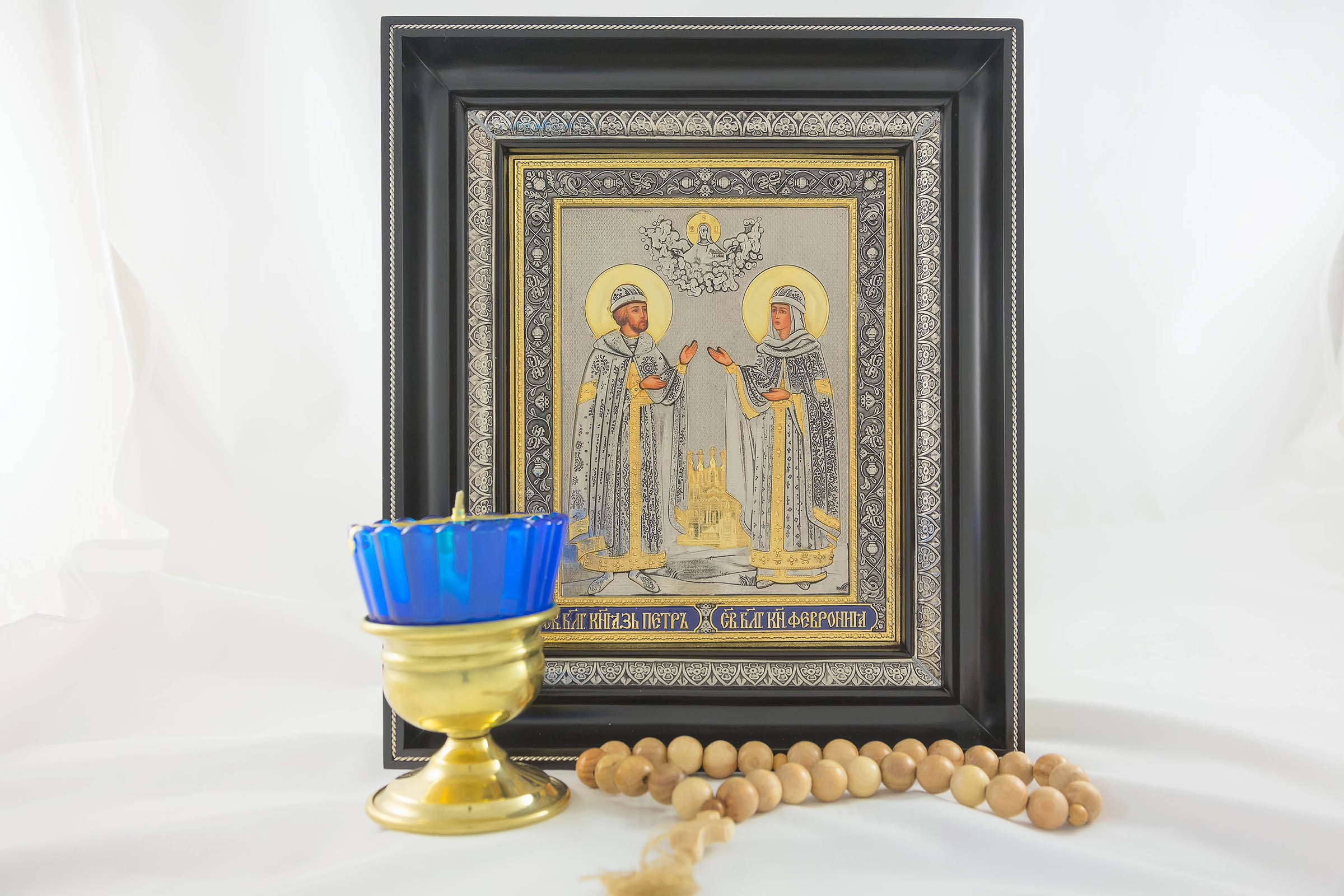 икона святых петра и февронии