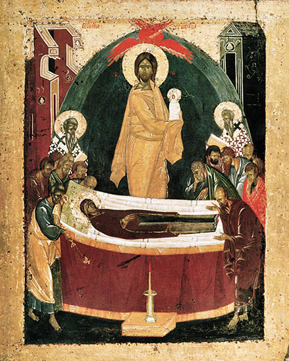 икона Феофана Грека Успение Богородицы 1392 год